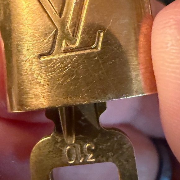 Louis Vuitton Damier Ebene Tote with Red Interior and Gold Hardware - Picture 2 of 15